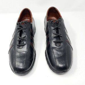 Allen Edmonds Men's Traveler Black Brown Lace Up Shoe‎ Size 8.5 E Style #76007